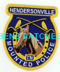 TENNESSEE,HENDERSONVILLE POLICE MOUNTED 1